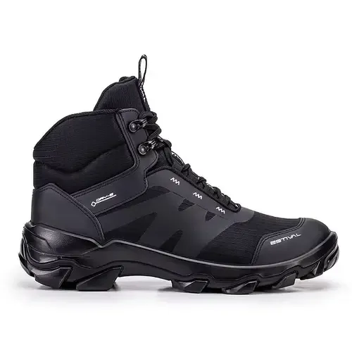 Bota de Segurança Estival Future All Black HB70003S1BK Linha Hybrid Com Bico Composite CA 47901