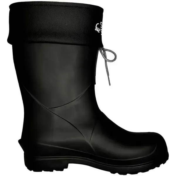 Bota Ocupacional Eva Stick Shoes FEB-II-Y-PTA Preta Com Polaina e Solado em Y CA 50111