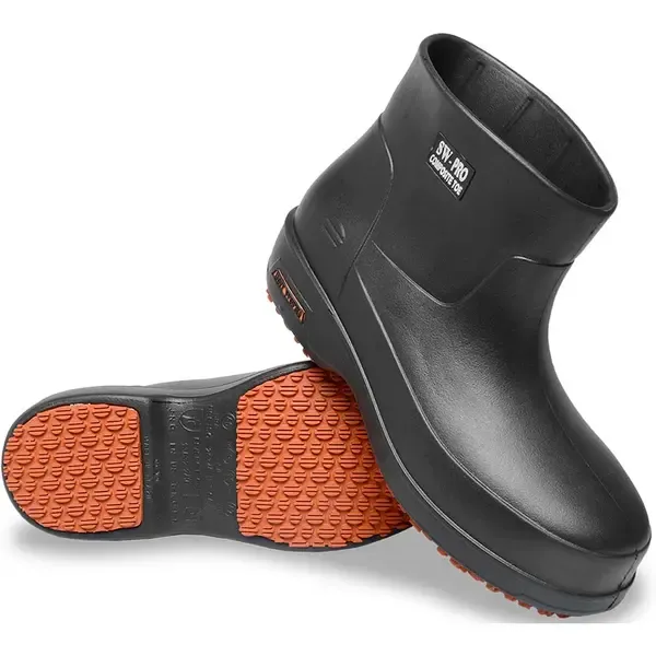 Bota Soft Works BB84 Cano Curto Preta Em Eva Com Bico Composite Isolante Elétrico e Térmica CA 51286