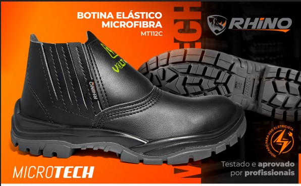 Lateral da Botina Elástico Microfibra