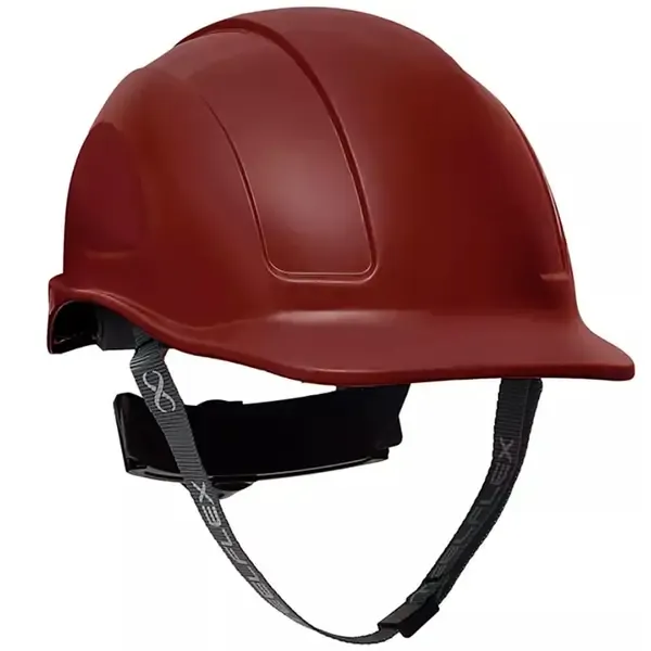 Capacete Steelflex Turtle Marrom CPCT10411 com Aba Frontal, Suspensão, Catraca e Jugular Ca35983