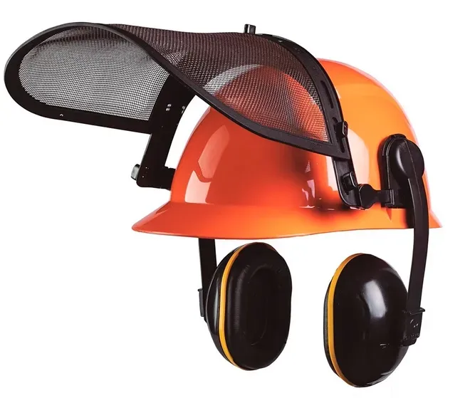 Kit Roçador Camper Com Capacete Avant Rotor + Protetor Facial Malha de aço + Abafador Kit 3 em 1 Completo CA 34414