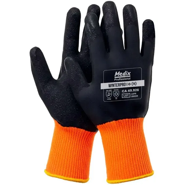 Luva de Segurança Winterpro Medix Para Baixa Temperatura Com Duplo Forro Impermeável