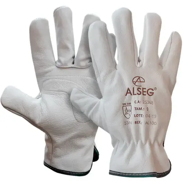 Luva De Vaqueta Total Petroleira Alseg Com Reforno nas Costuras Qualidade Premium