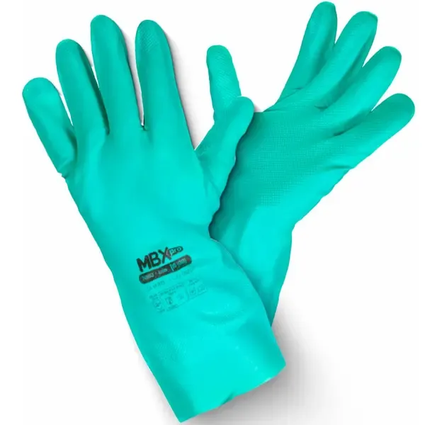 Luva Nitrílica Medix NitriQ+ Flocada Internamente Cano Médio CA