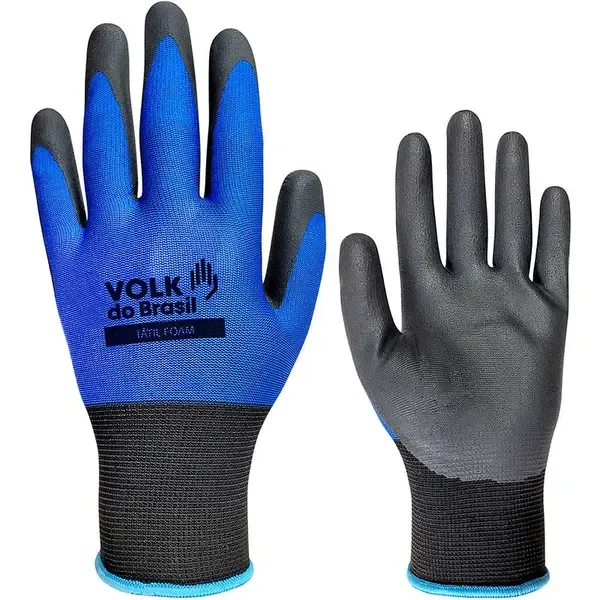 Luva Volk Tátil Com Banho Nitrílico Foam na Palma Ca 51248