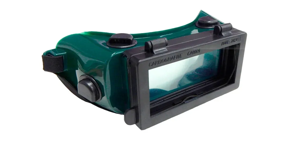 Óculos de Solda Valvulado Caborgrafite CG 500 Visor Articulado CA 8091