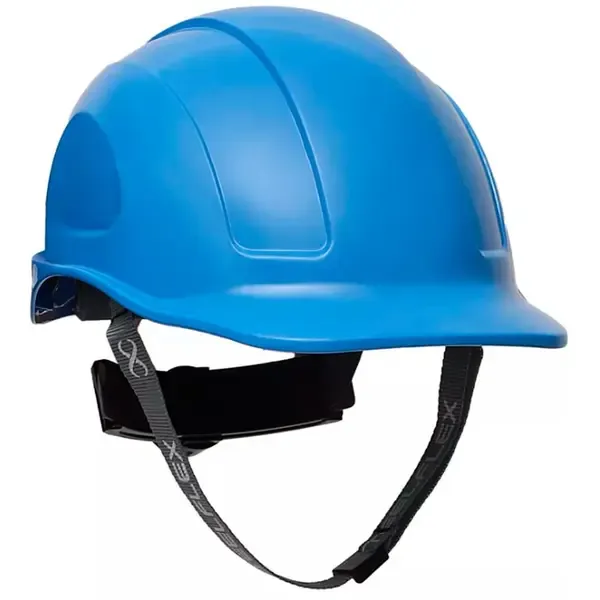 Capacete Steelflex Turtle Azul Claro CPCT10201 com Aba Frontal Suspensão Catraca e Jugular Ca35983