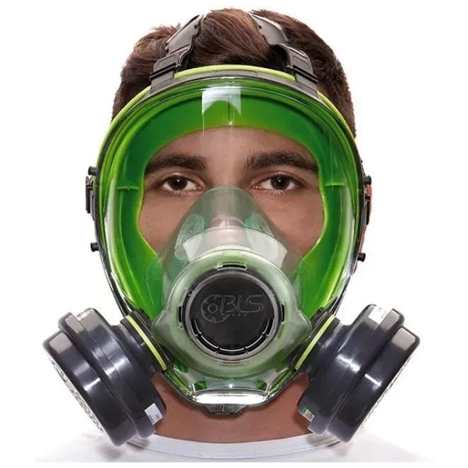 Respirador Bls 5700 Facial Inteira Em Silicone Com Filtro Incluso CA 35554