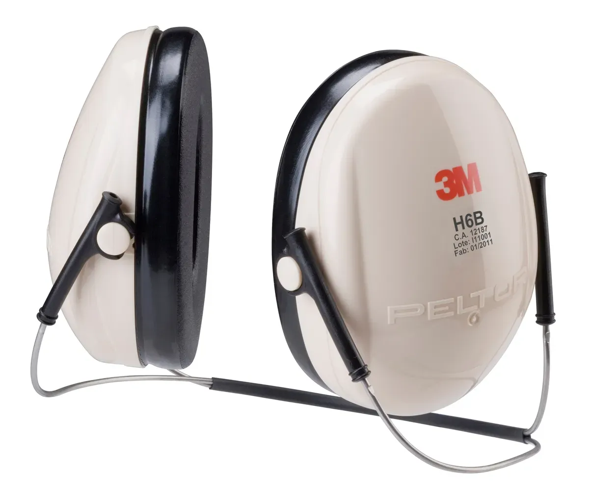 Abafador de Ruídos 19 dB 3M Peltor H6B Haste na Nuca HB004153589 CA 12187