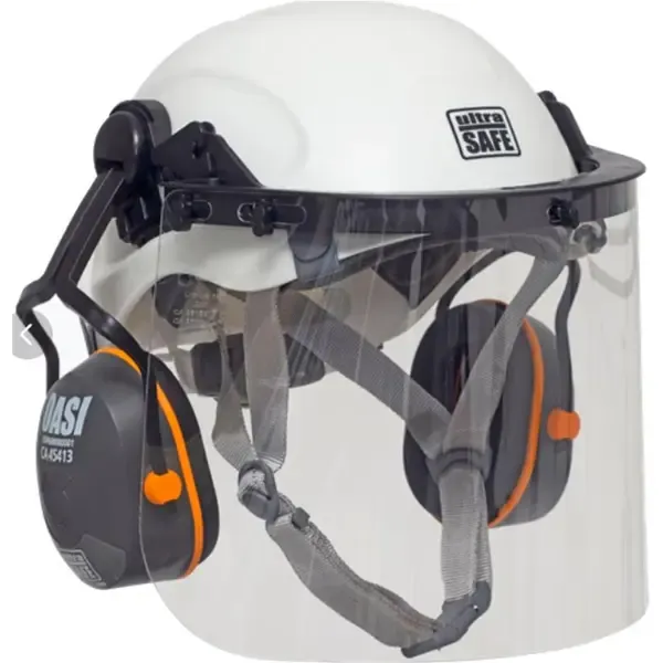 Kit Ultra Safe Completo Capacete Corazza Pro Branco