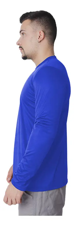 Detalhe da Camiseta Longa Maicol Do Brasil UV
